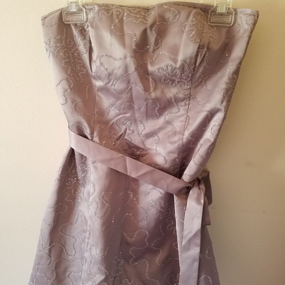 Silver Mini Dress - Picture 1 of 3